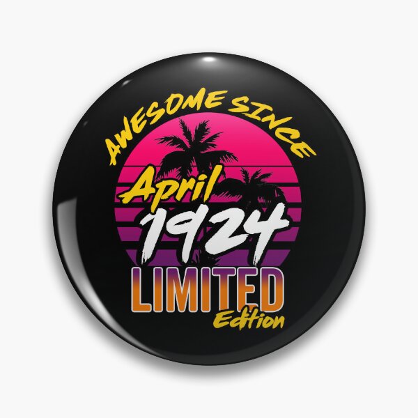 Item preview, Vintage 1924 98th Birthday Design: Awesome Since April 1924 designed and sold by AMINE  ★★★★★.