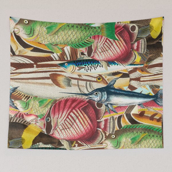 Item preview, A Colorful Close-Up of The Traffic in A Fish Tank designed and sold by beddreams.