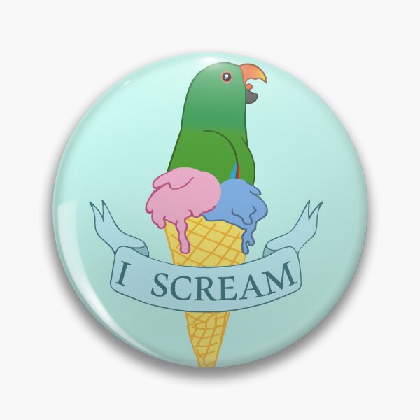 Item preview, I scream Ice Cream Male Eclectus designed and sold by FandomizedRose.
