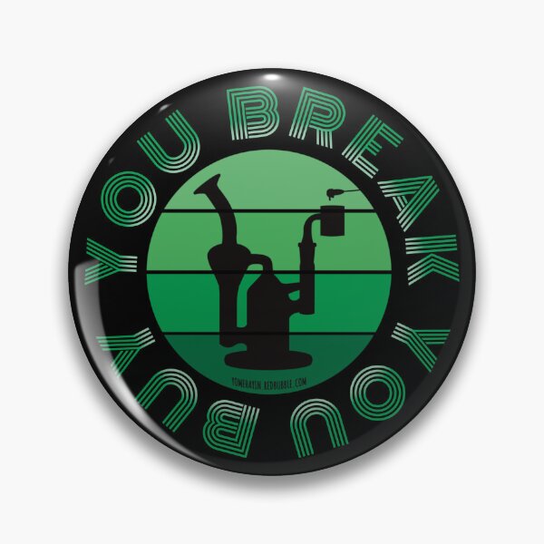 Item preview, Retro Vintage Sunset Green Dab Rig-You break you buy designed and sold by YomeHayin.