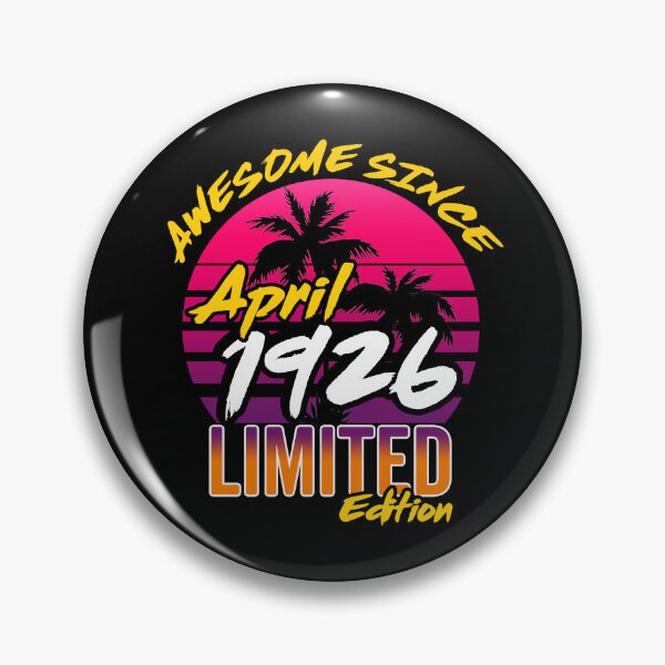 Item preview, Vintage 1926 96th Birthday Design: Awesome Since April 1926 designed and sold by AMINE  ★★★★★.