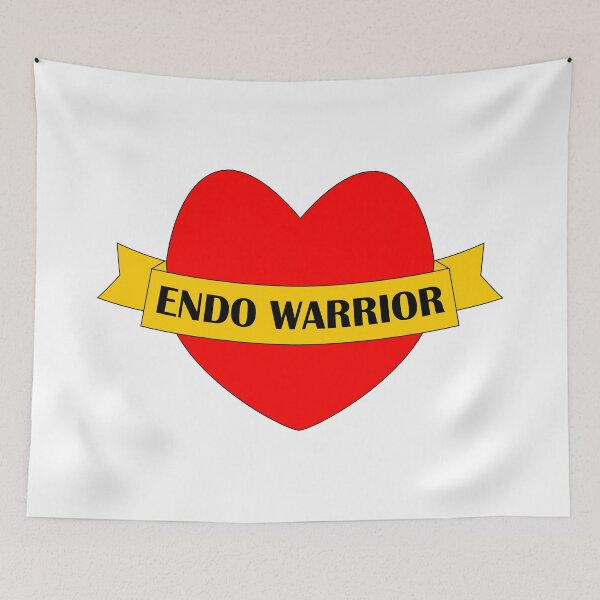 Aperçu de l'œuvre Ruban Coeur "Endo Warrior" créée et vendue par triplewatersign.
