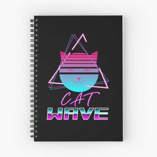 Item preview, Catwave cats synthwave retrowave vaporwave motif designed and sold by DerNerd.