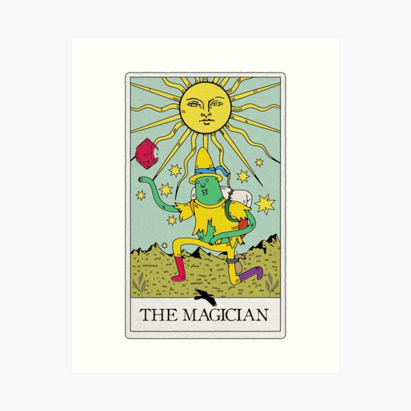 Artikel-Vorschau von Magic Man Tarot Card - Der Zauberer, designt und verkauft von thelastwords.