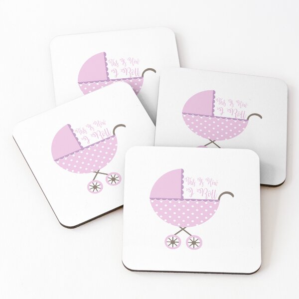 Item preview, This is how I roll // Pink Stroller designed and sold by Adidit.