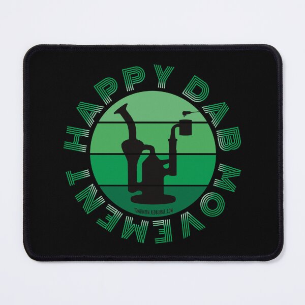 Item preview, Retro Vintage Sunset Green Dab Rig-Happy dab movement  designed and sold by YomeHayin.
