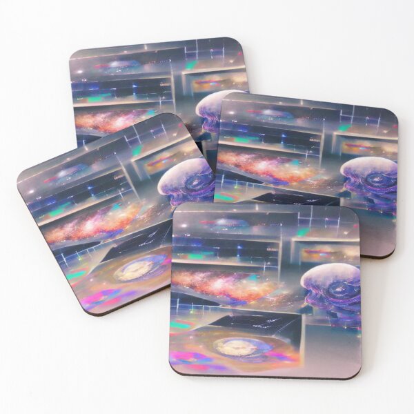 Item preview, AI Generated Nightcafe "Cosmic Archive" designed and sold by ModernGoldShop.