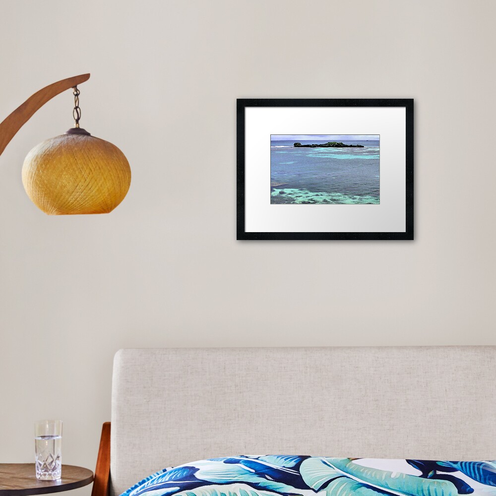 Island Framed Art Print