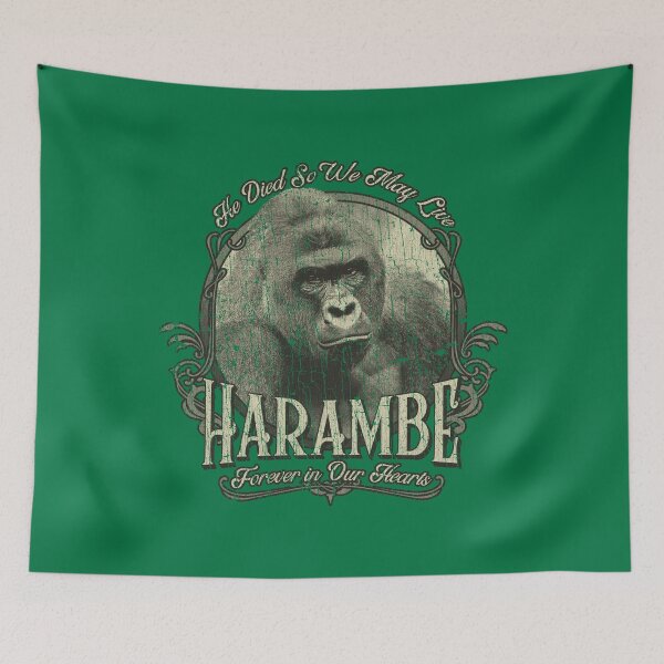 Item preview, Harambe Forever in Our Hearts 2016 designed and sold by AstroZombie6669.