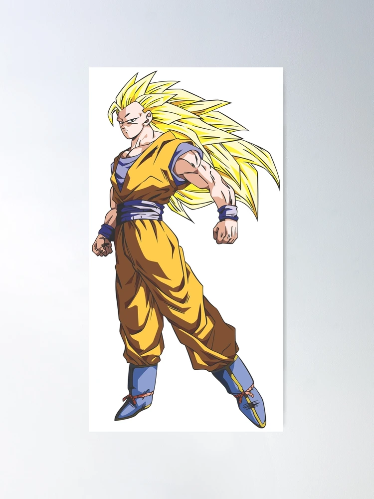 Super Saiyan 3 Goku Poster for Sale by ItalianBrussel