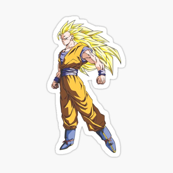 Dragon Ball Vegeta SSJ2 Attack 3- 6 Vinyl Decal Stickers