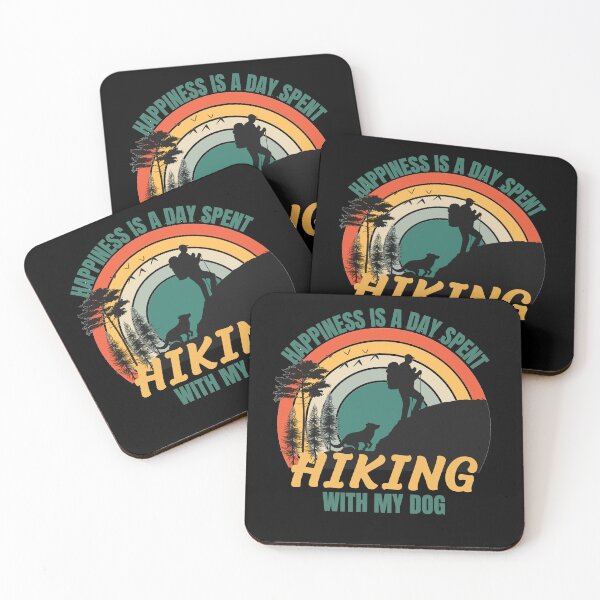 Item preview,  Happiness Is A Day Spent Hiking With My Dog designed and sold by ni3ma.