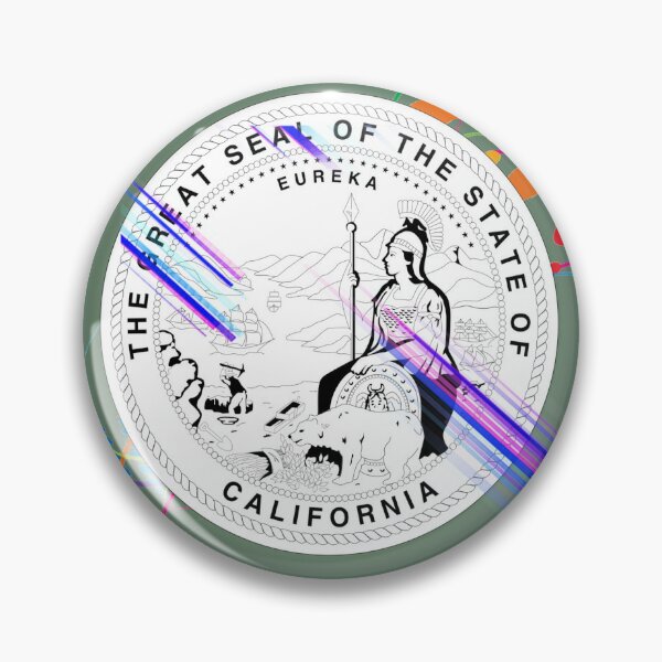 The great seal of the state of california Pin