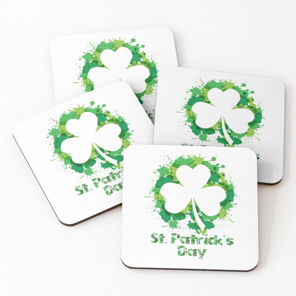 Item preview, St. Patrick's Day Motif Shamrock Paddy Green designed and sold by DerNerd.