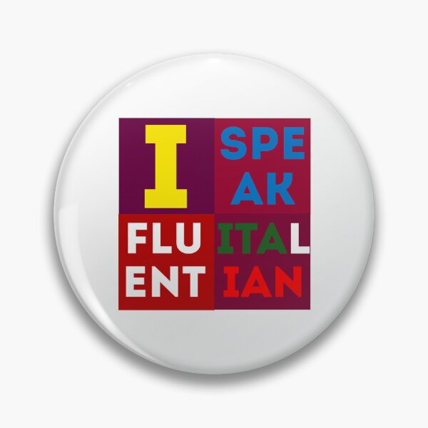Item preview, I SPEAK FLUENT ITALIAN, designed and sold by Haitam771.