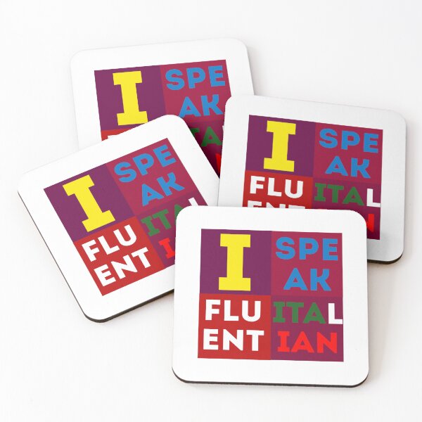 Item preview, I SPEAK FLUENT ITALIAN, designed and sold by Haitam771.