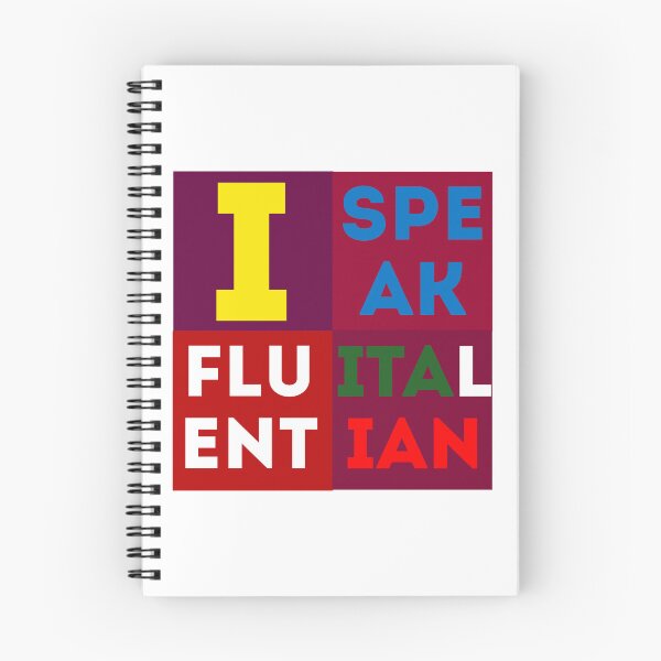 Item preview, I SPEAK FLUENT ITALIAN, designed and sold by Haitam771.