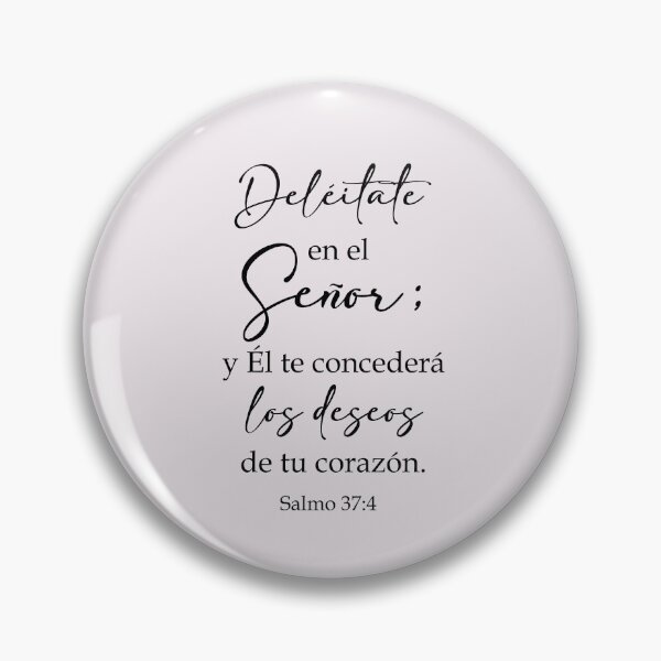 Item preview, Salmo 37:4, Spanish Bible Verse designed and sold by Aryam Quotes.