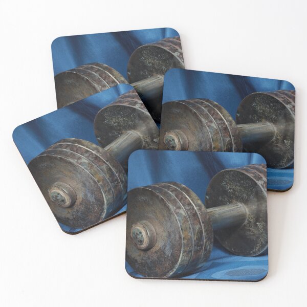 Item preview, big heavy rusty dumbbells  designed and sold by mrivserg.