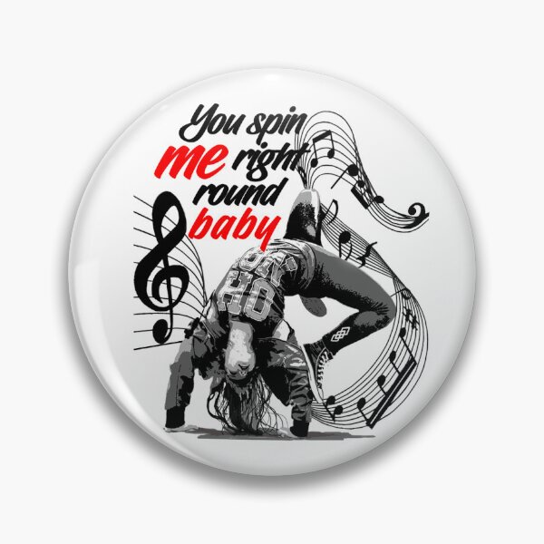 Item preview, You spin me right round baby designed and sold by Concept-Hub.