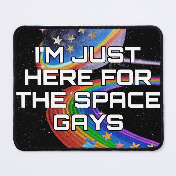 Item preview, I'm Just Here for the Space Gays Sci-Fi Convention Commission designed and sold by orionlodubyal.