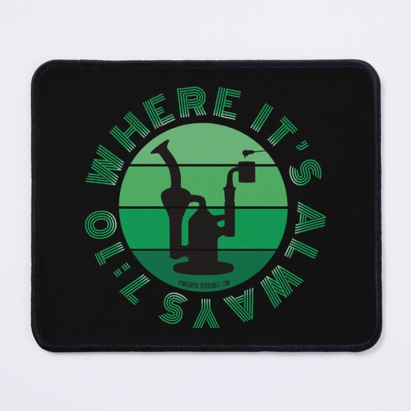 Item preview, Retro Vintage Sunset Green Dab Rig-Where its always 710 designed and sold by YomeHayin.