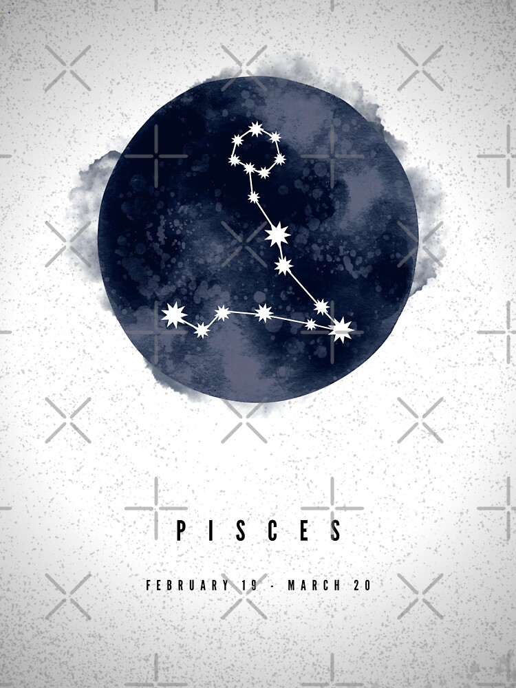 The Pisces Zodiac Star Sign Constellation Astrology Pisces