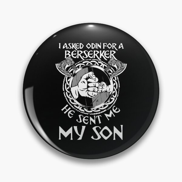 Item preview, Viking Dad I Asked Odin For A Berserker He Sent Me My Son designed and sold by MasterKlaw.