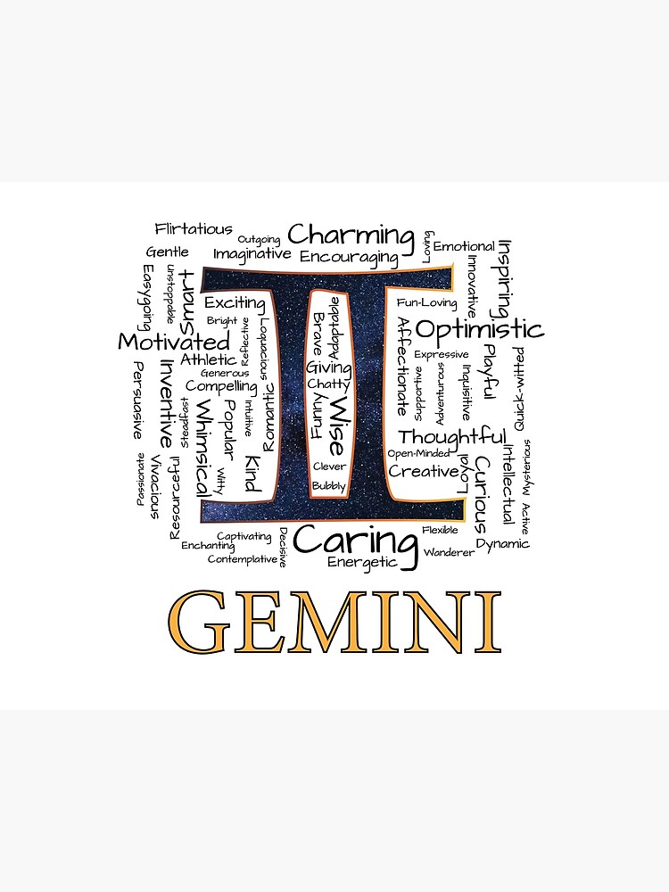 Astrology Traits Gemini Art Board Print