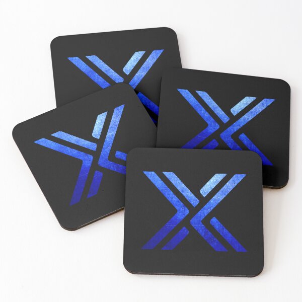 Item preview, Immutable X - Blue Metal on Black designed and sold by AdamRael.