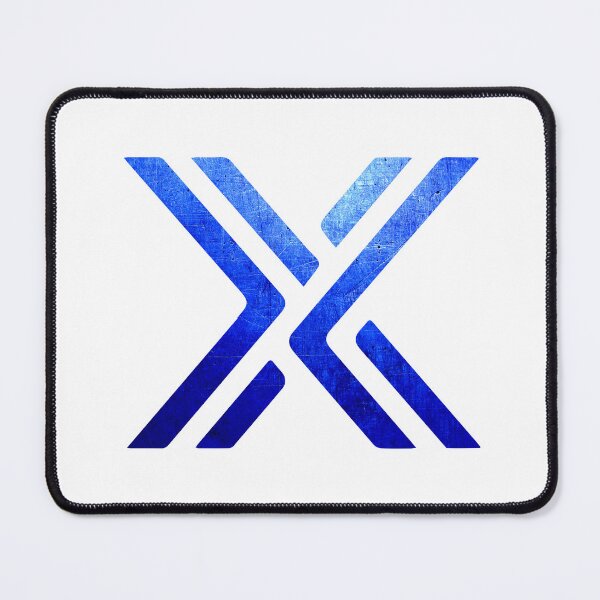 Item preview, Immutable X - Blue Metal on White designed and sold by AdamRael.