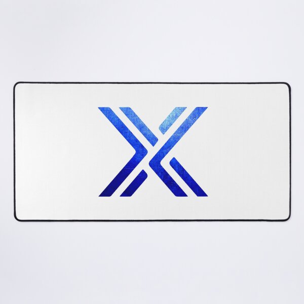 Item preview, Immutable X - Blue Metal on White designed and sold by AdamRael.