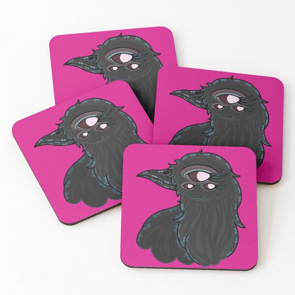 Item preview, just a friend-shaped raven designed and sold by tentaclemade.