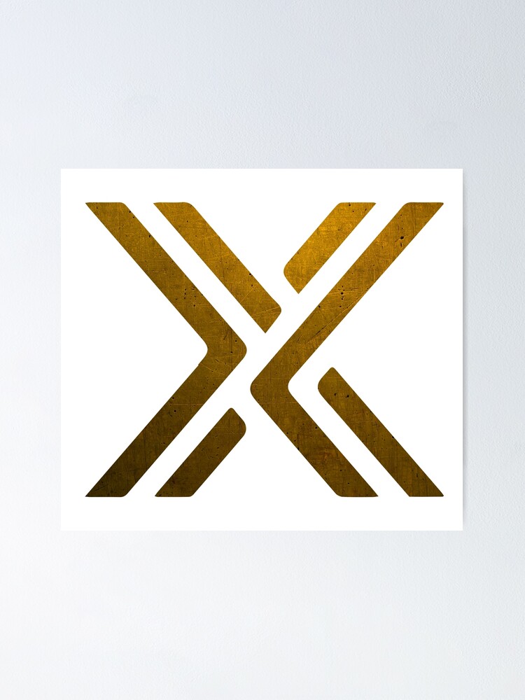 "Immutable X Gold" Poster for Sale by AdamRael Redbubble
