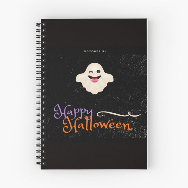 Item preview, divertido fantasma negro feliz halloween designed and sold by Unique7design.
