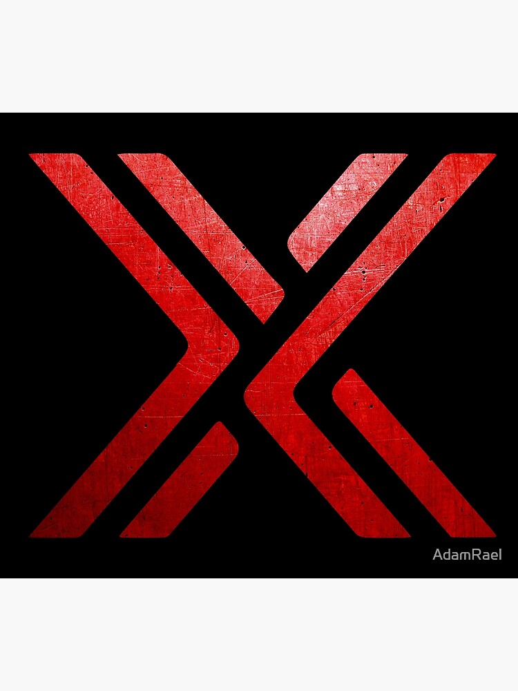 "Immutable X Red" Poster for Sale by AdamRael Redbubble