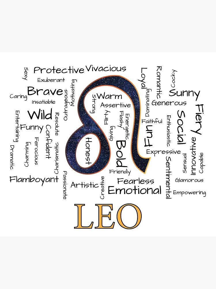 Astrology Traits Leo Poster