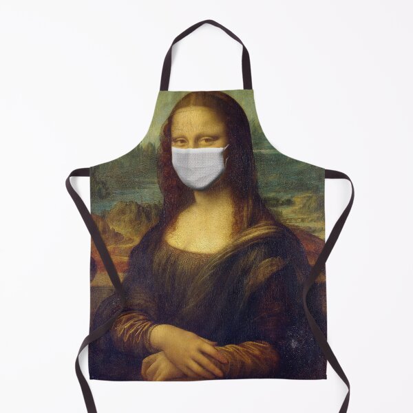 Item preview, Monalisa Mask Digital Art designed and sold by TopChoiceMerch.