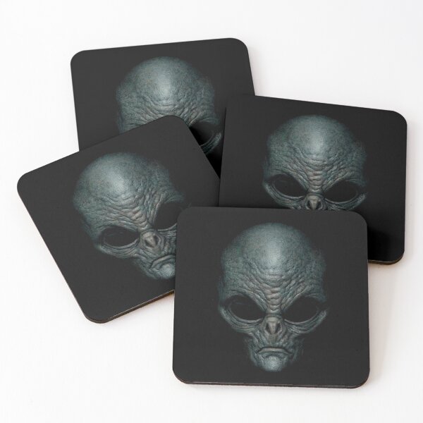 Item preview, Scary Gray Alien Face designed and sold by TUnivers.