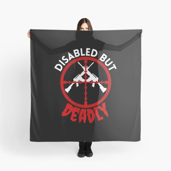 Item preview, Disabled But Deadly - Sarcastic Handicap Humor - Ride Strong Disabled Warrior designed and sold by Sonatablue.