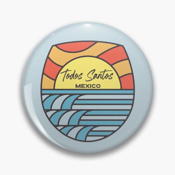 Item preview, Todos Santos Mexico Beach MX Retro Water Sunrise and Sunset designed and sold by palmettodigital.