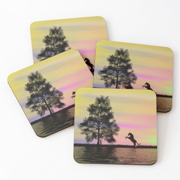 Item preview, Horse by the water silhouette designed and sold by richglist.