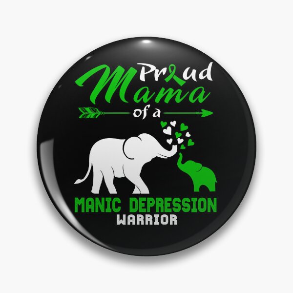 Item preview, Proud Mama Of A Manic Depression Warrior designed and sold by heppenp.