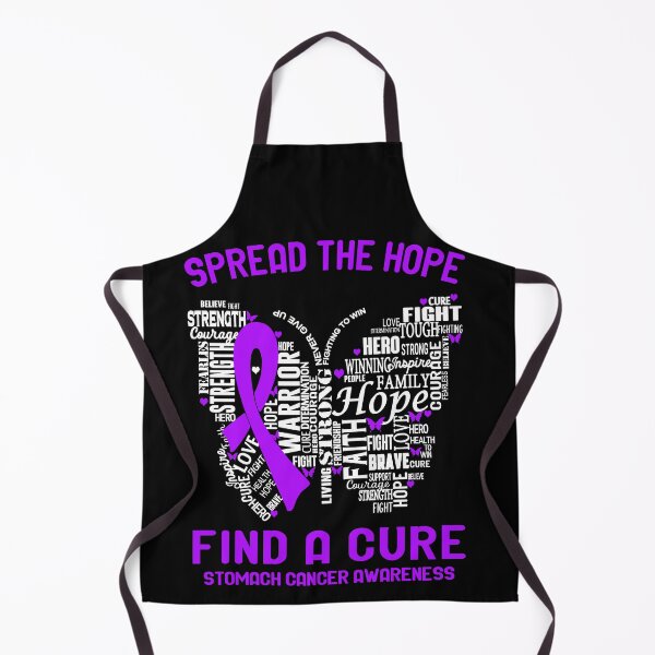 Item preview, Butterfly Ribbon Spread The Hope Find A Cure Stomach Cancer Awareness designed and sold by Tadmab.