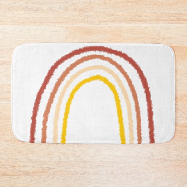 Item preview, boho/groovy vintage rainbow graphic designed and sold by SunwaveStickers.