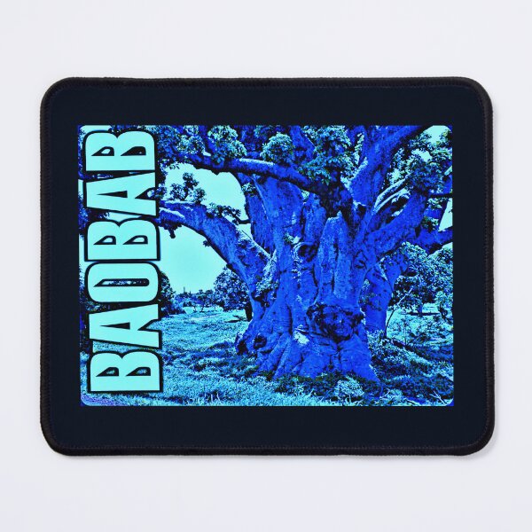 Item preview, "Gouye Sipi" the Ancient Mystical Sacred Baobab Tree - Blue designed and sold by Tony Cisse.