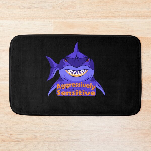 Item preview, Aggressively Sensitive Shark Funny Birthday designed and sold by boyastore.