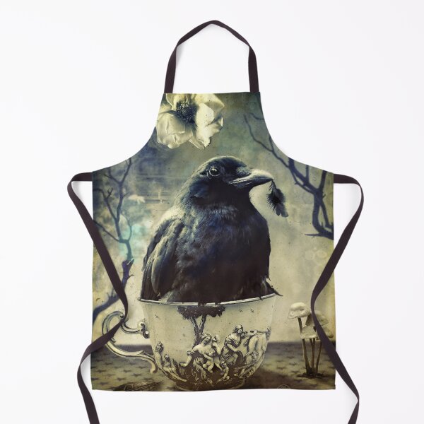 Item preview, Gifts From Time - Raven in Tea Cup designed and sold by HaggisVitae.