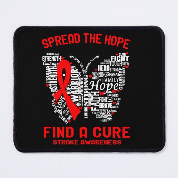 Item preview, Butterfly Ribbon Spread The Hope Find A Cure Stroke Awareness designed and sold by Tadmab.