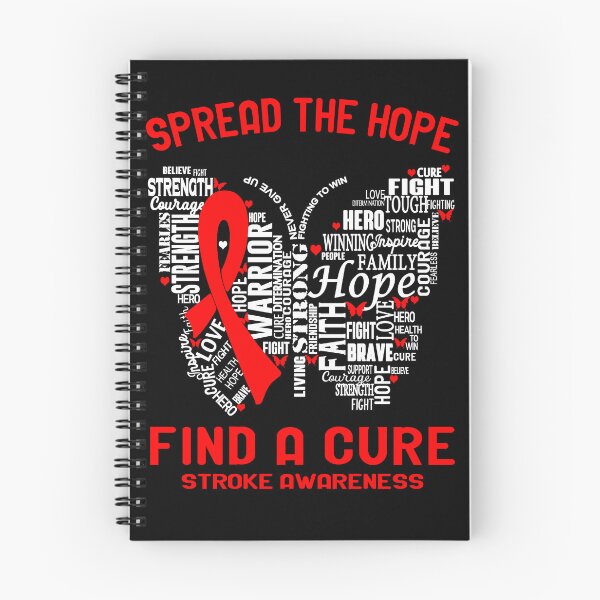 Item preview, Butterfly Ribbon Spread The Hope Find A Cure Stroke Awareness designed and sold by Tadmab.